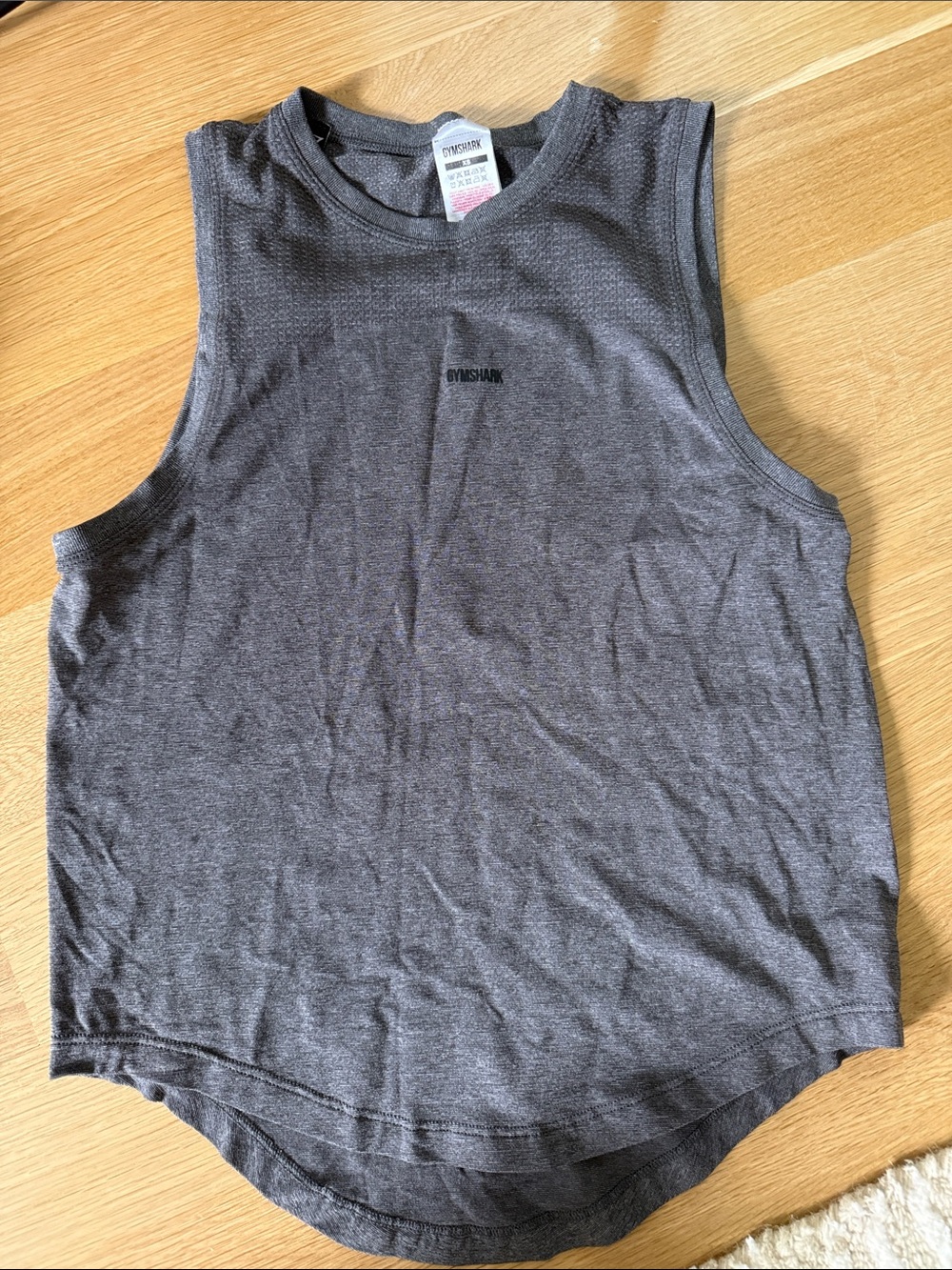 Gymshark Charcoal Gray Women's Muscle Tank Top